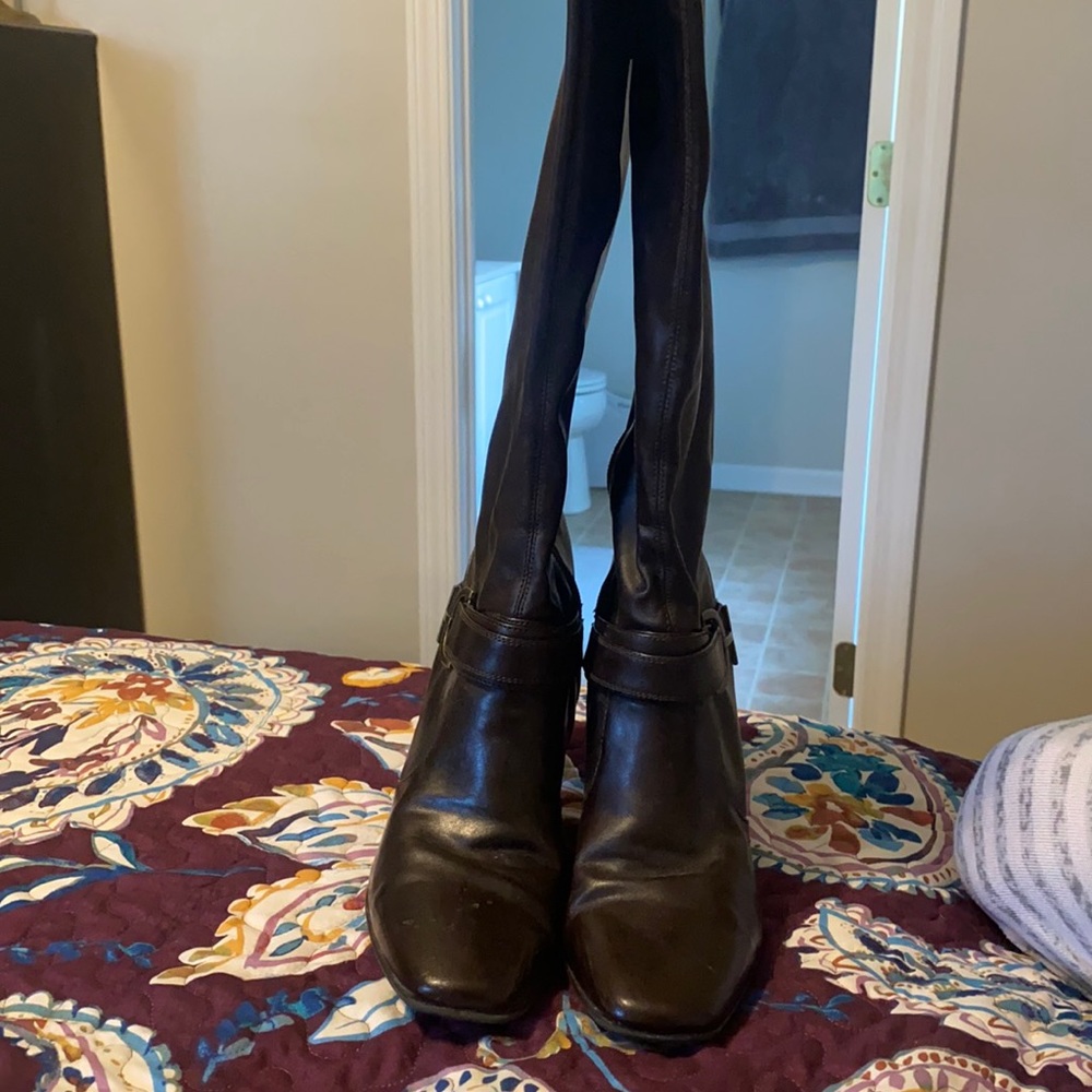 Nickels Heeled Leather Boots